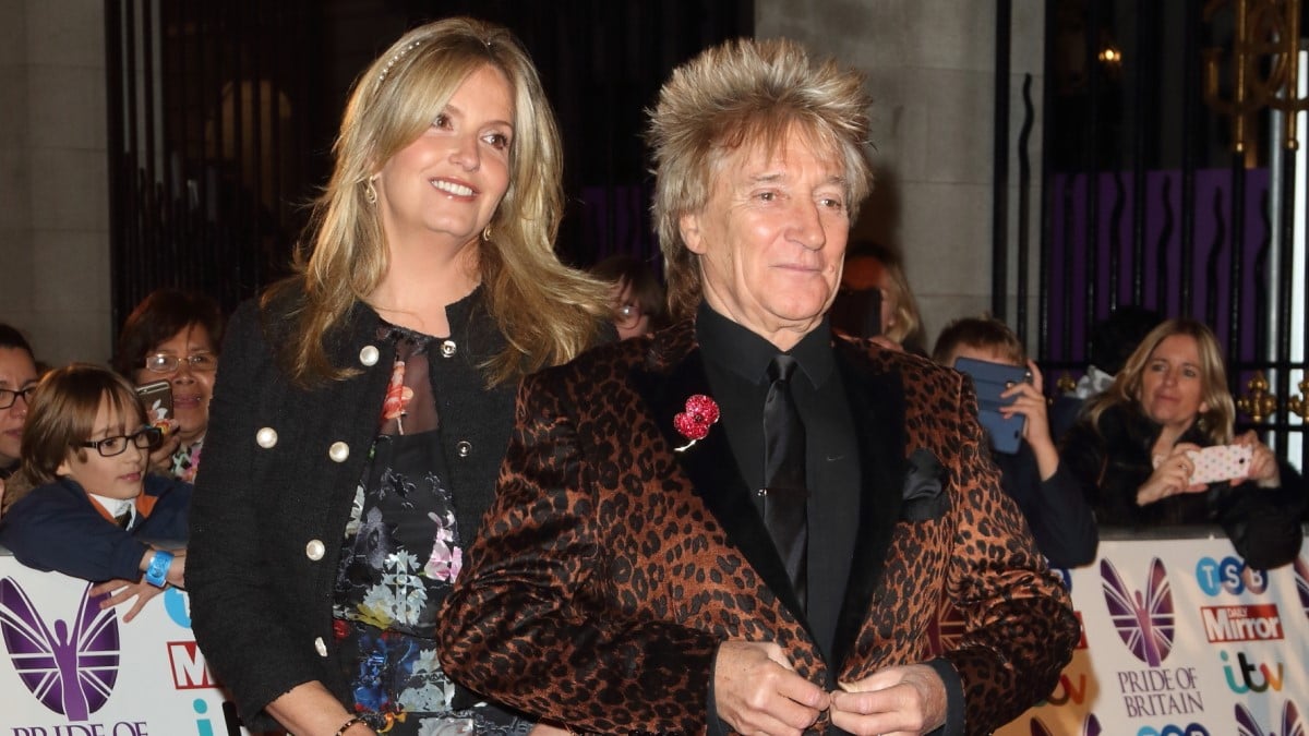 Penny Lancaster And Rod Stewart