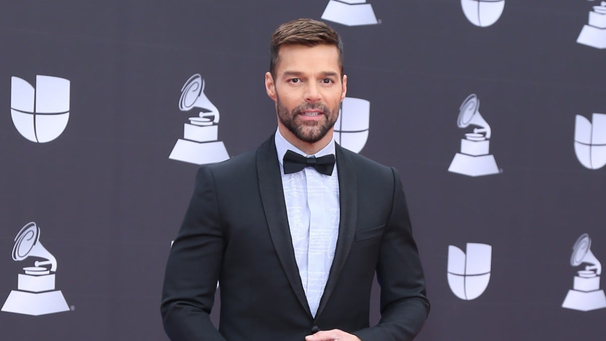 Ricky Martin on the red carpet