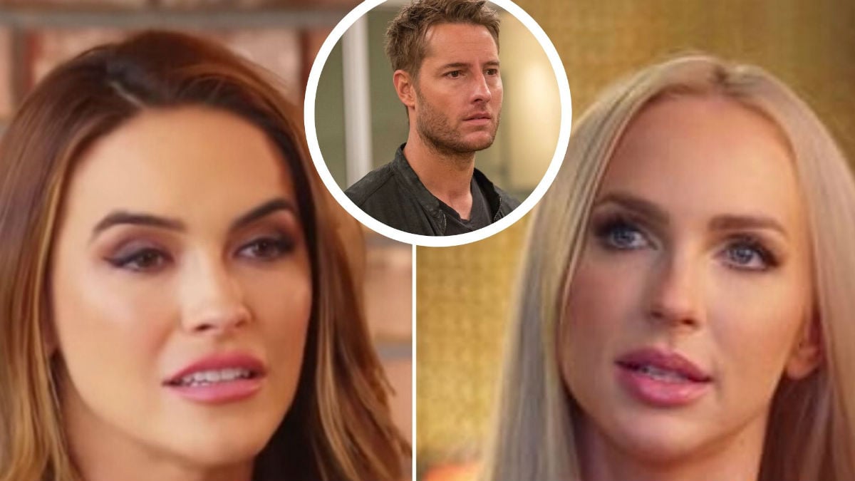 Chrishell Stause responds to Christine Quinn talking about her divorce from This Is Us star Justin Hartley.
