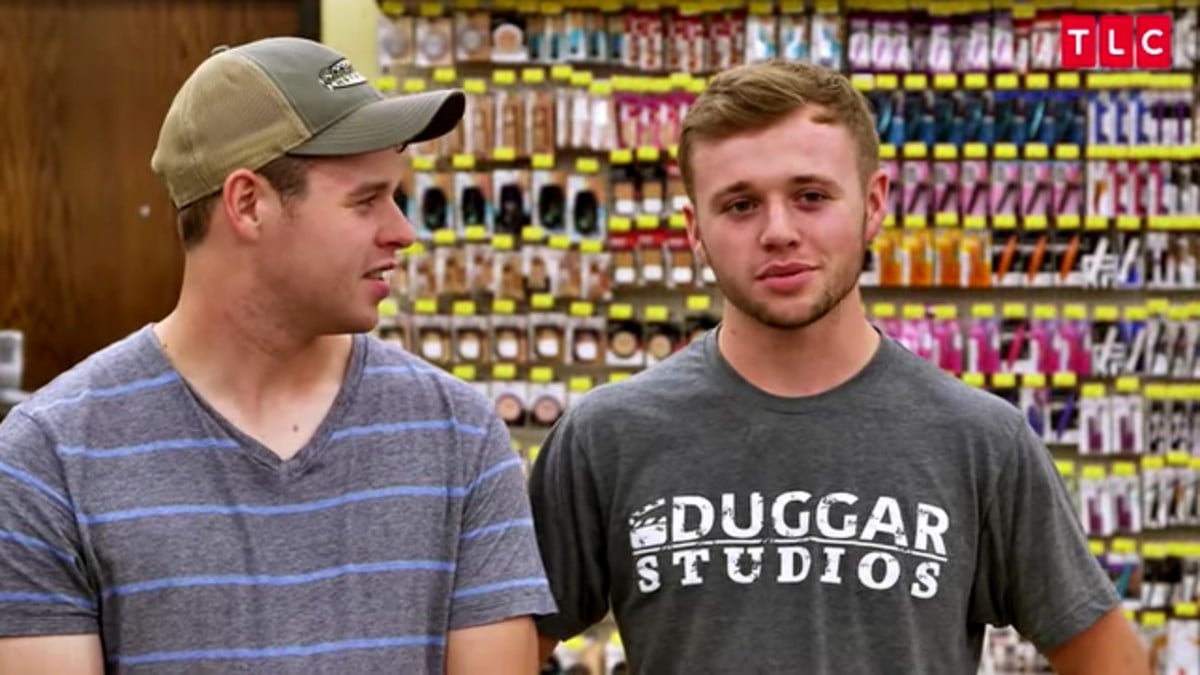 Joe and Jason Duggar in a Counting On confessional.