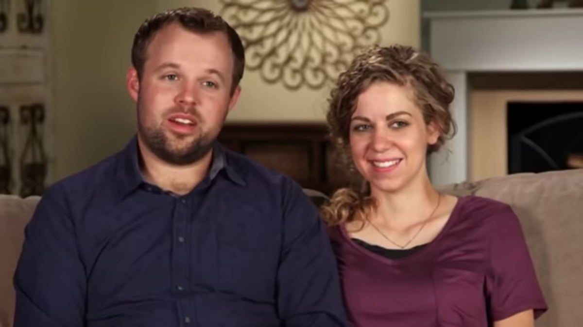 John-David Duggar and Abbie Grace Burnett in a Counting On confessional.