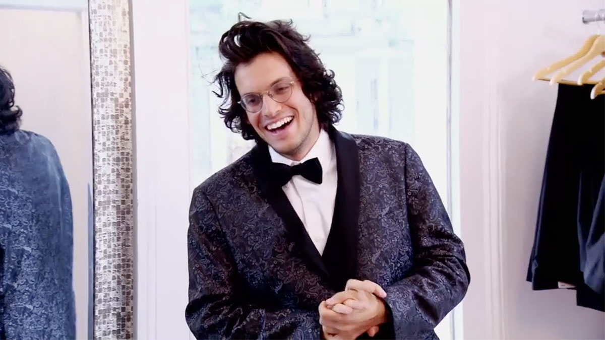MAFS Bennett laughing in his tux