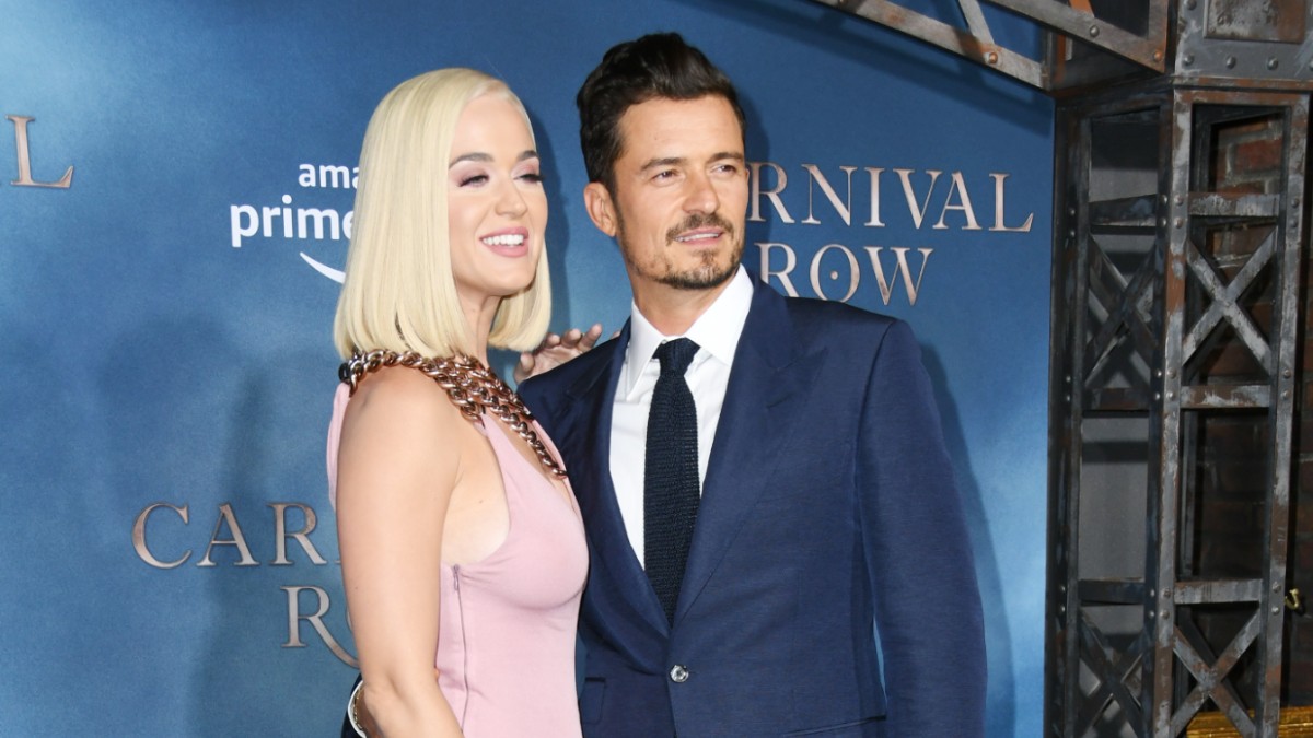 Katy Perry and Orlando Bloom on the red carpet