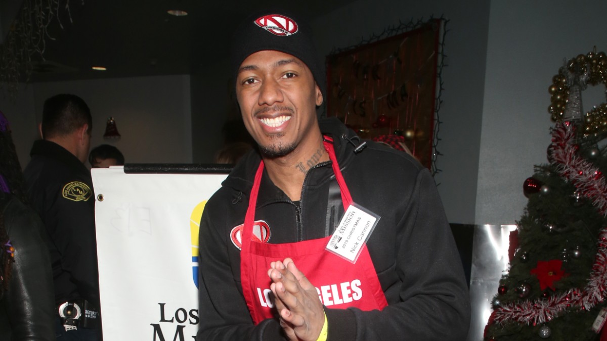 Nick Cannon at a charity event