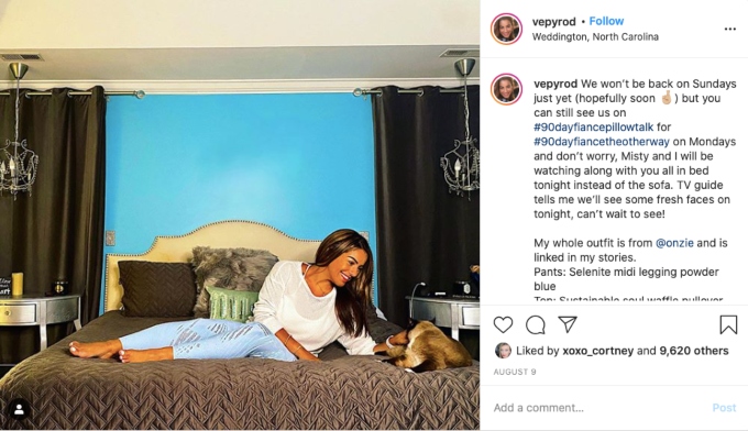 Veronica's Instagram post. Pic credit: @vepyrod / Instagram