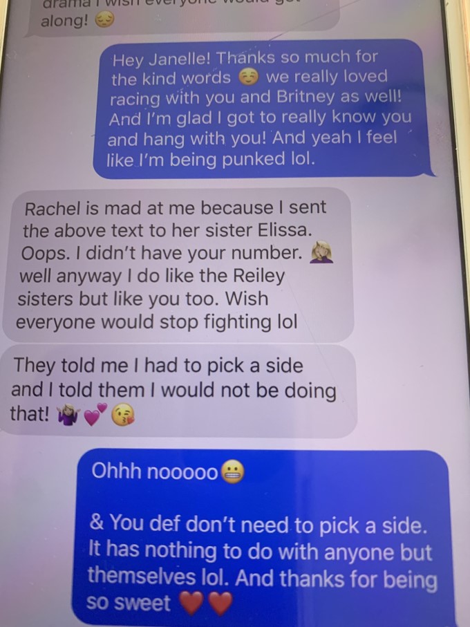 Janelle And Nicole BB22 Text 2