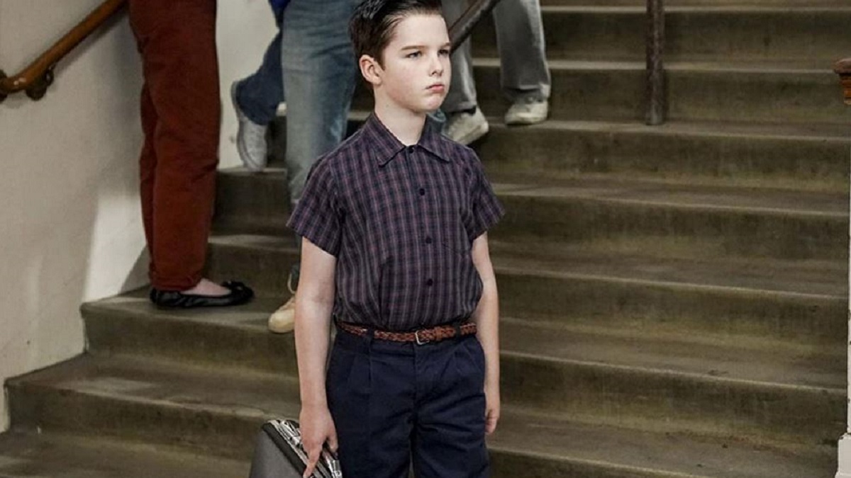 Young Sheldon goes to school