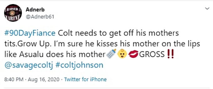 Fans bash Colt and Debbie's relationship