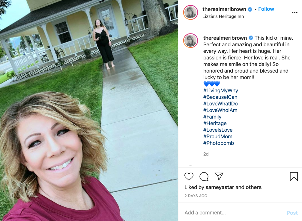 Meri Brown gushes over daughter Mariah Instagram.