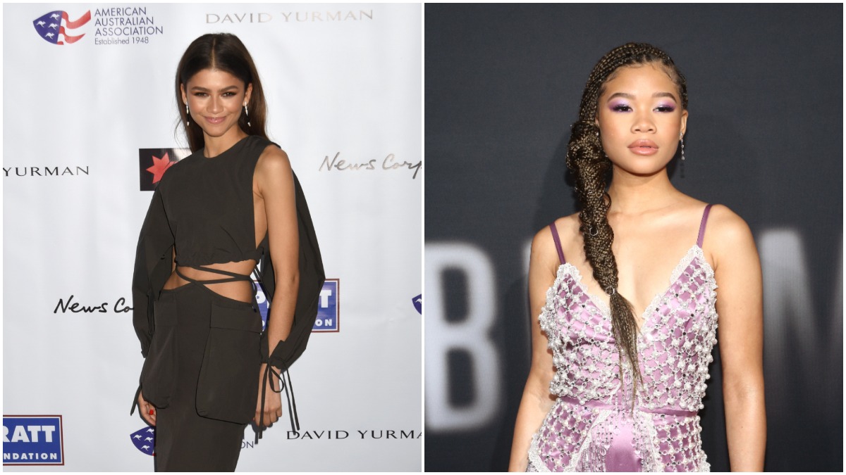 Zendaya and Storm Reid on the red carpet