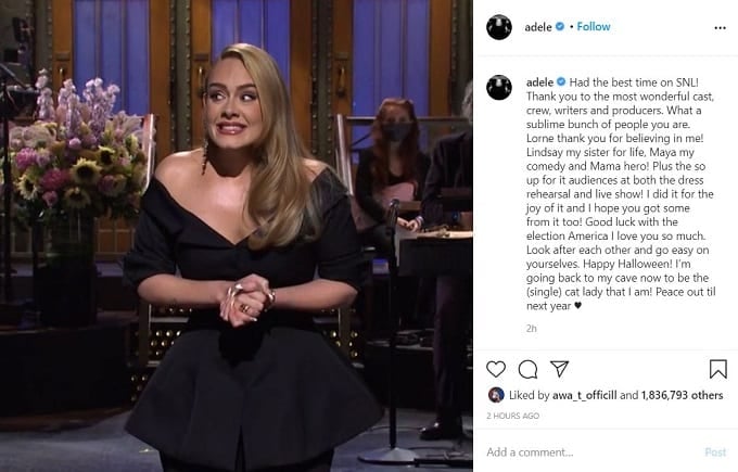 Adele on Instagram