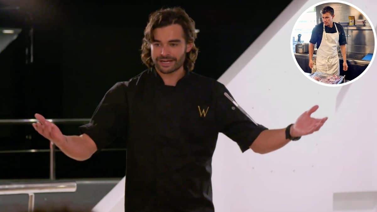 Below Deck Med: Chef Kiko continues to give positive vibe to Chef Tom.