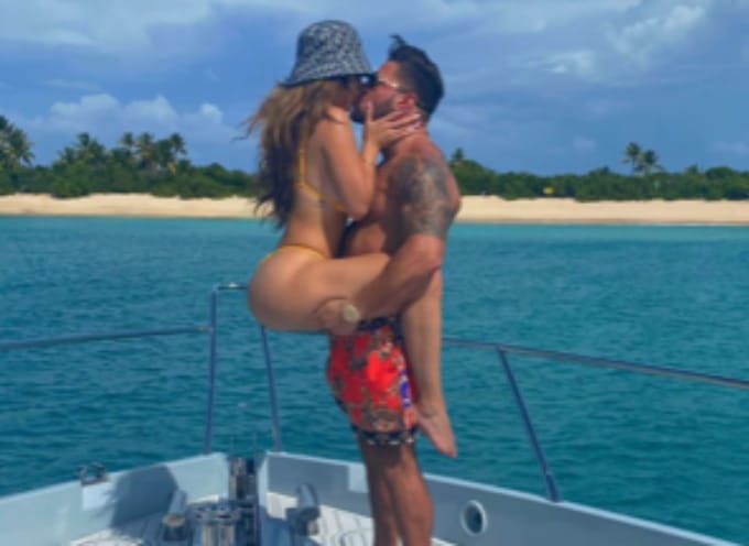 Ronnie Magro and new girlfriend Saffire Matos on vacation