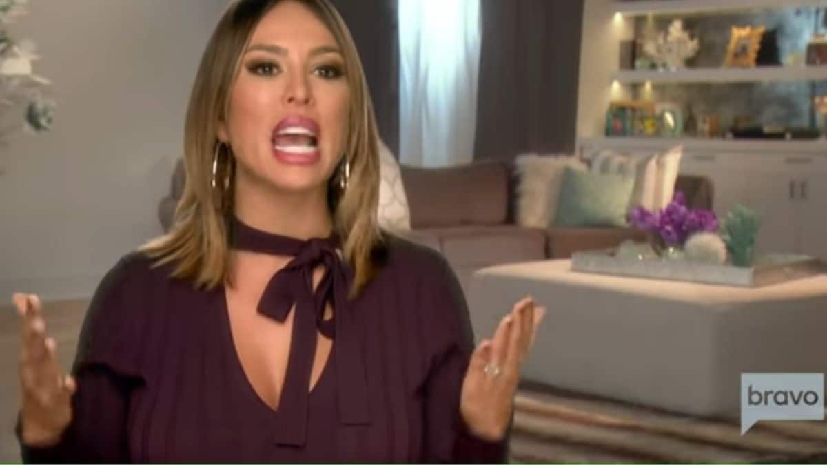 Kelly Dodd during confessional interview on RHOC