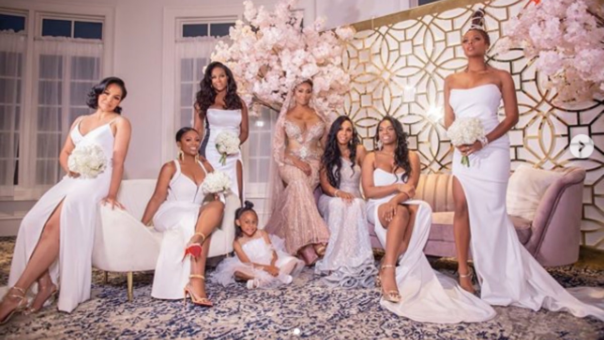 Cynthia Bailey and her Bridesmaids