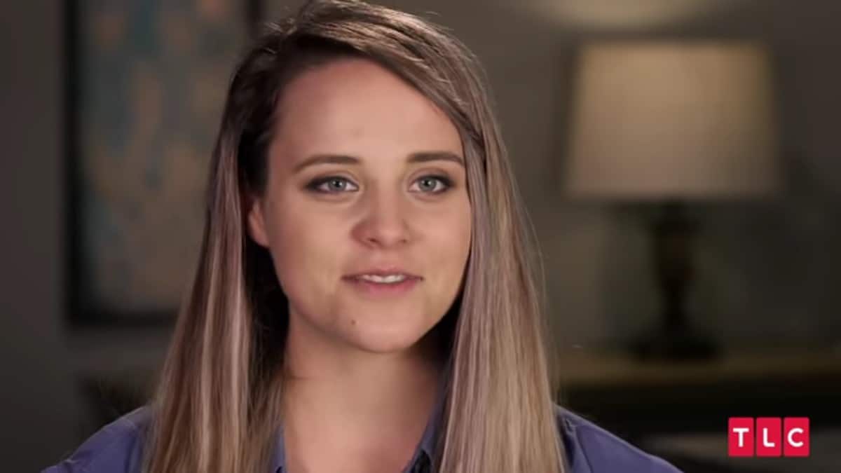 Jinger Duggar in a Counting On confessional.