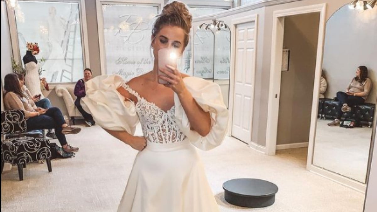 Nicole Franzel Wedding Dress