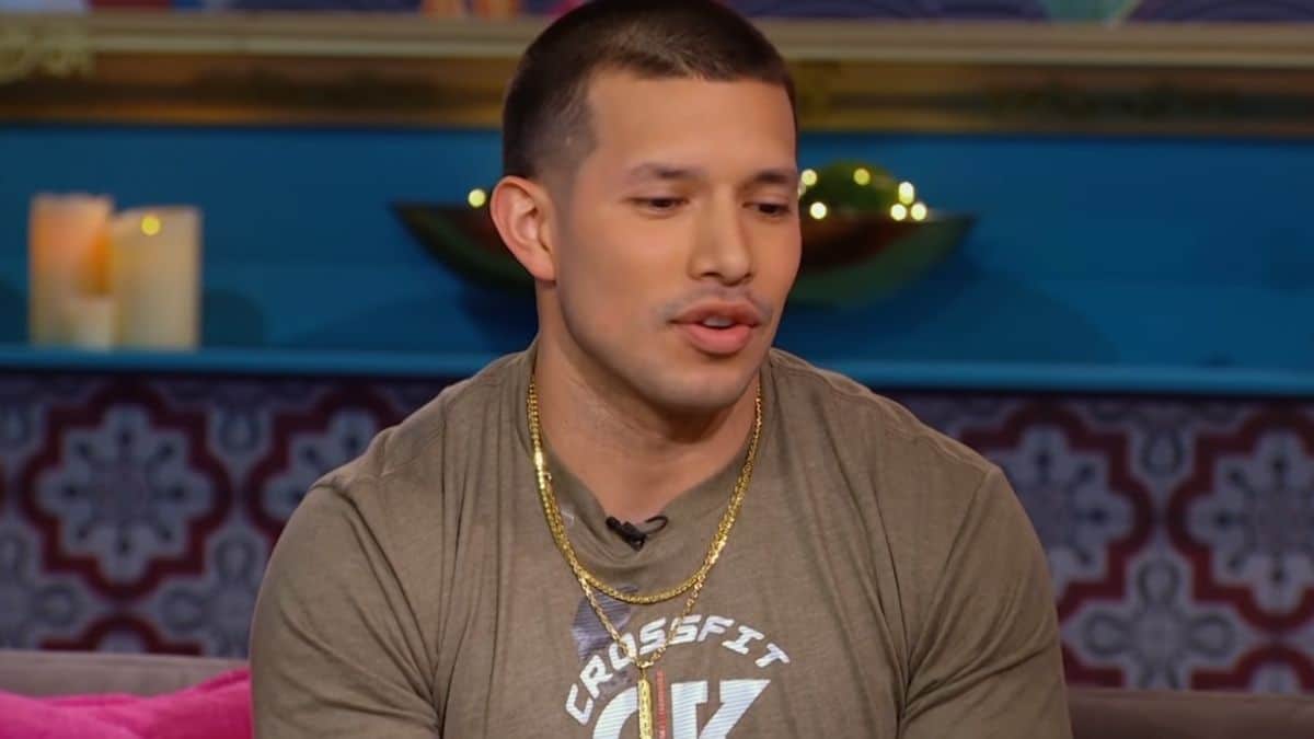 Javi Marroquin during a reunion episode of Teen Mom 2