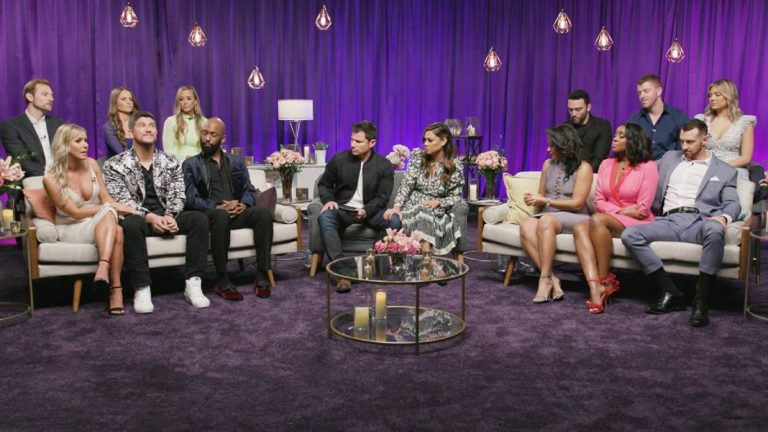 The Love Is Blind cast films the reunion episode.