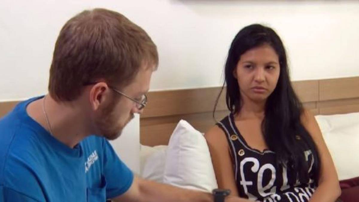 Paul Staehle and Karine Martins film for 90 Day Fiance.