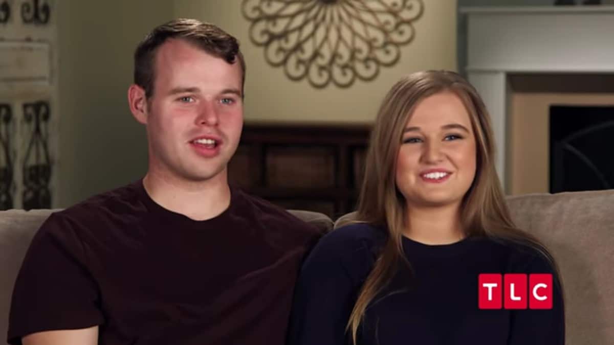 Joseph Duggar and Kendra Caldwell in a Counting On confessional.
