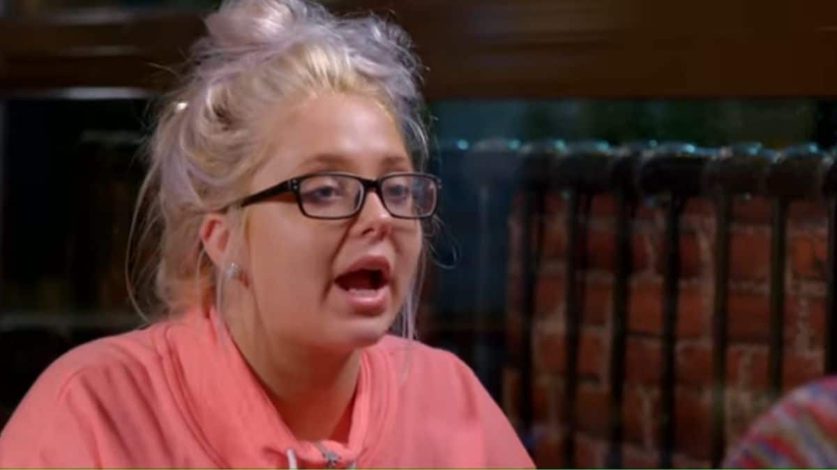 Jade Cline during an episode of Teen Mom 2