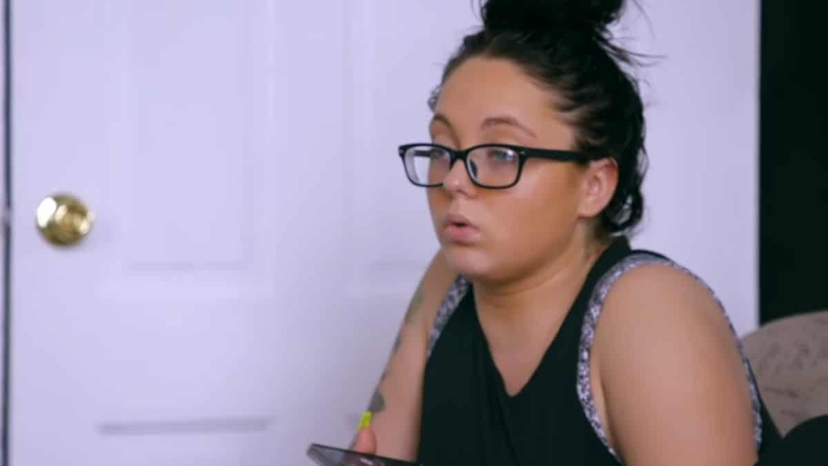 Jade Cline during an episode of Teen Mom 2