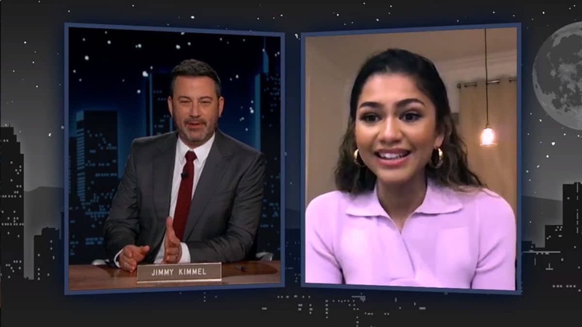 Zendaya talks Euphoria on Jimmy Kimmel Live