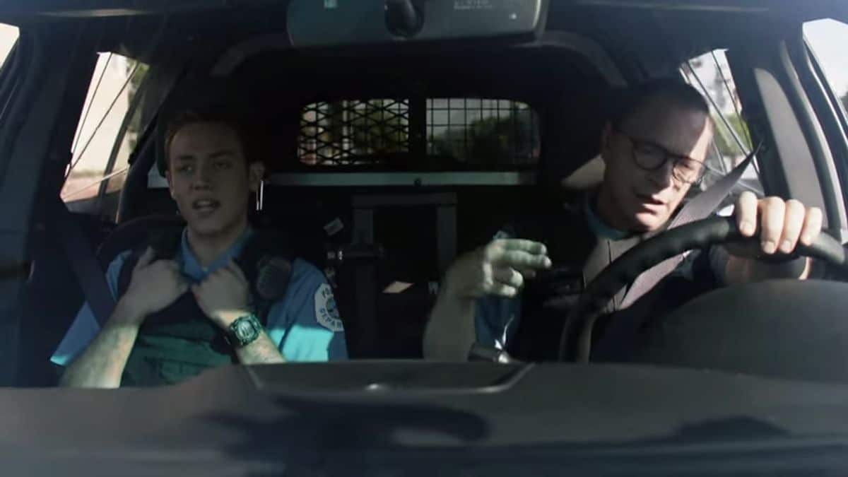 Carl becomes a cop on Shameless