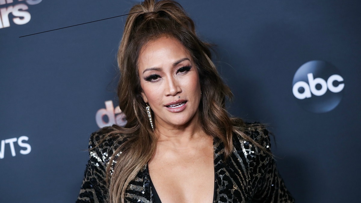 Carrie Ann Inaba at Dancing with the Stars Finalists party in 2019.
