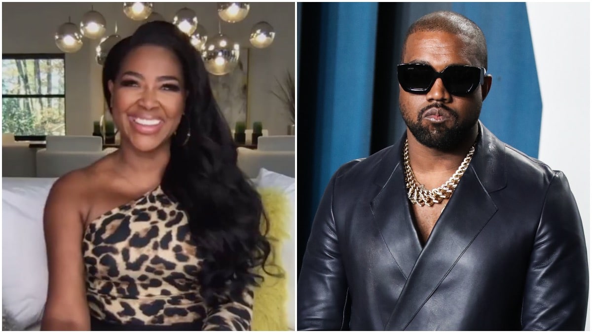 Kenya Moore spilled the tea about her date with Kanye West.