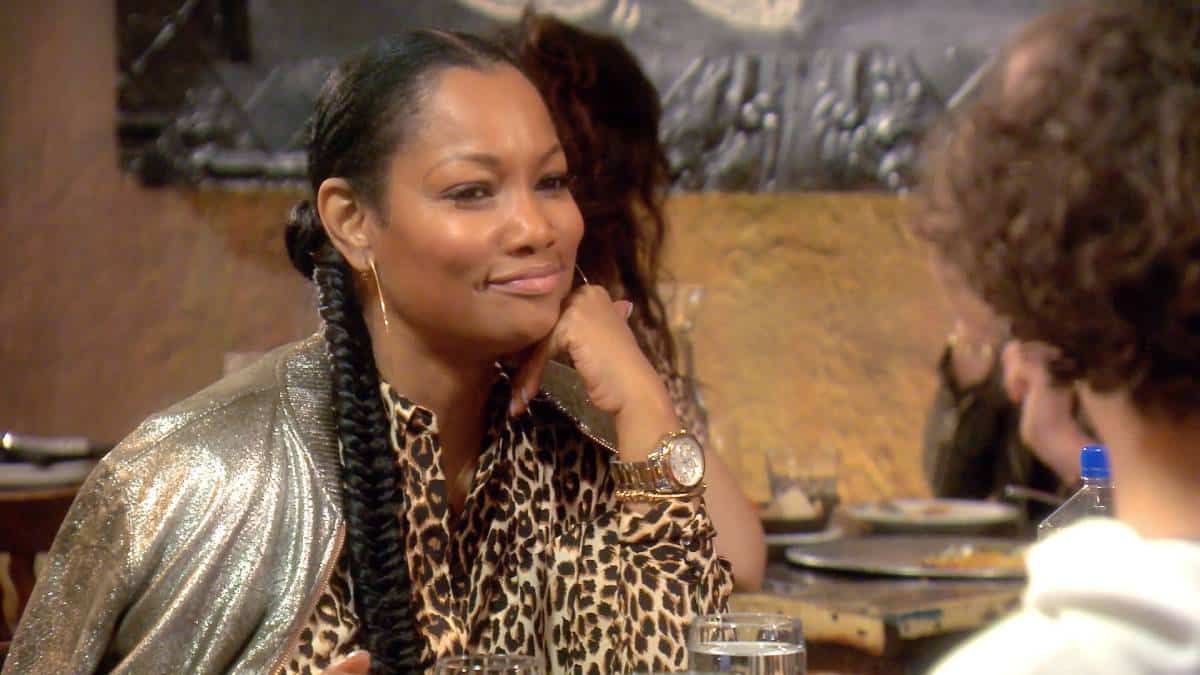 Garcelle Beauvais talks to her son while filming RHOBH.