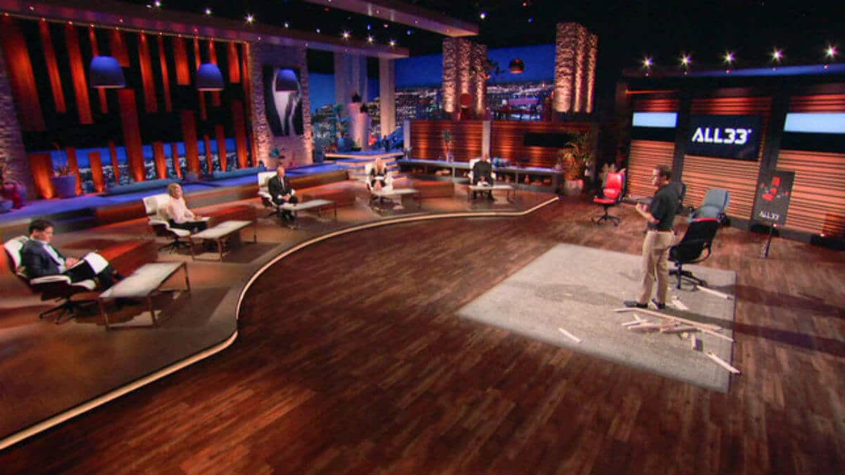What is the All 33 Backstrong Chair featured on Shark Tank?