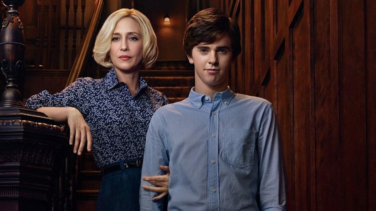 Norman and Norma Bates from the Bates Motel TV series