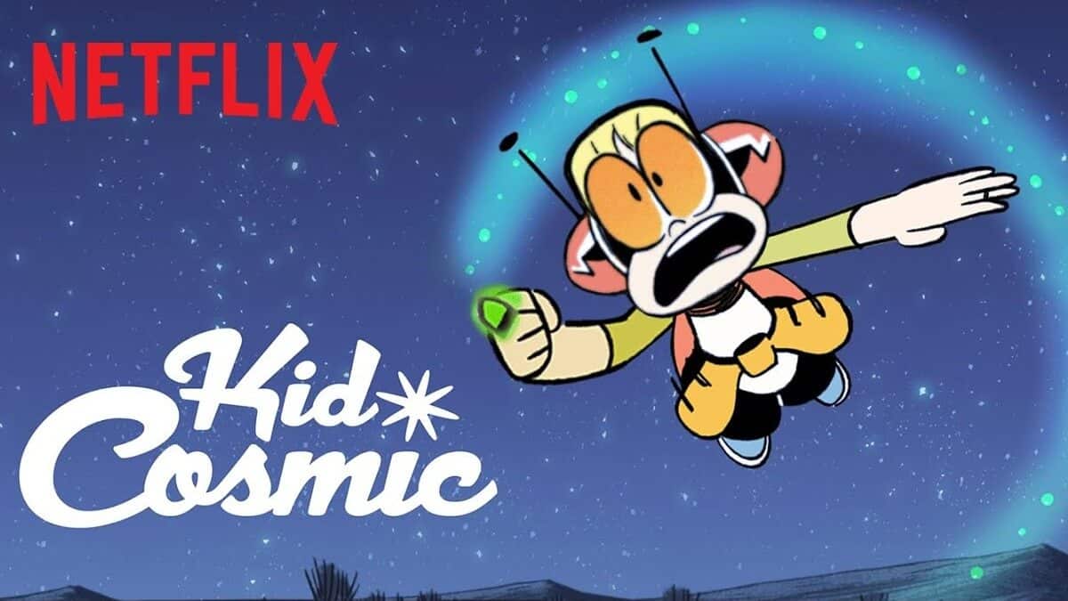 Promotional still of Kid Cosmic from Netflix.