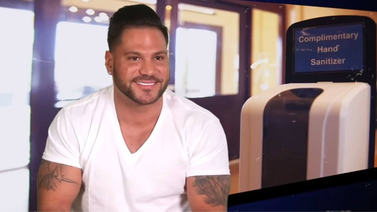 Ronnie Magro during an episode of Jersey Shore Family Vacation