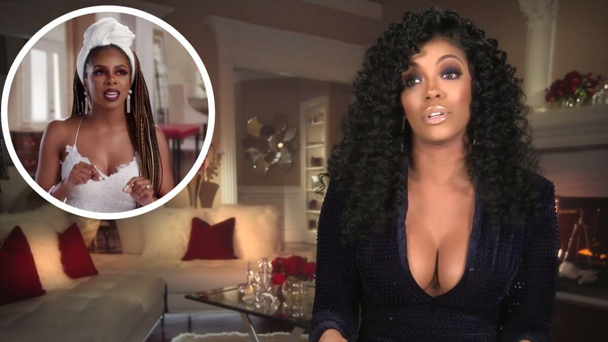 Porsha Williams is dishing about the feud between Candiace Dillard and Monique Samuels