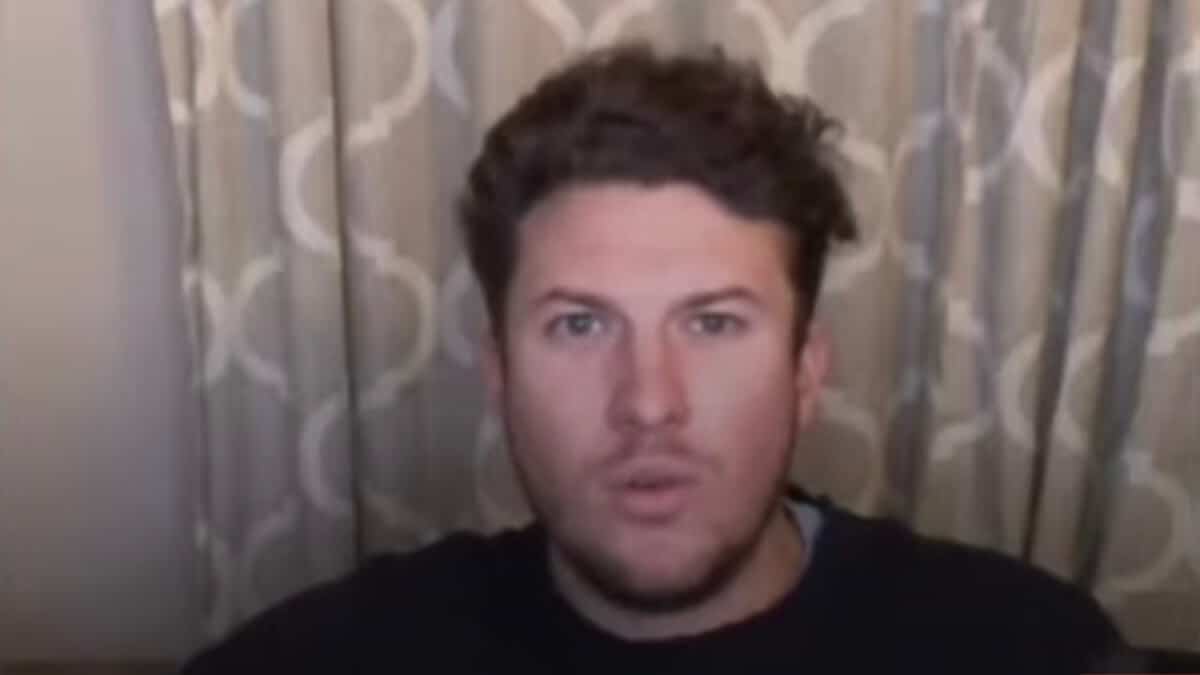 devin walker of the challenge appears on instagram live to talk about fessy shafaat