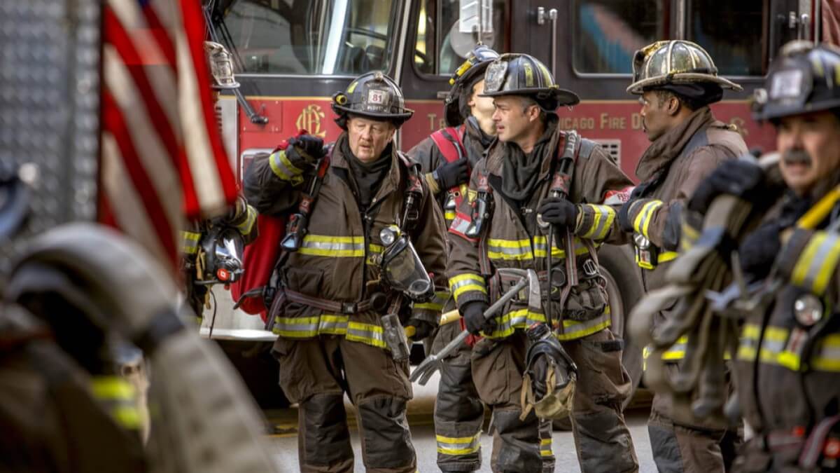 Chicago Fire Cast In Action