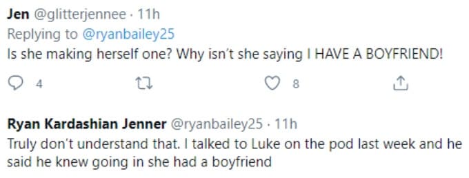Fans wonder why the drama with Luke happened if Hannah had a boyfriend