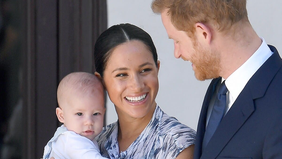 Meghan Markle, Prince Harry, and baby Archie.