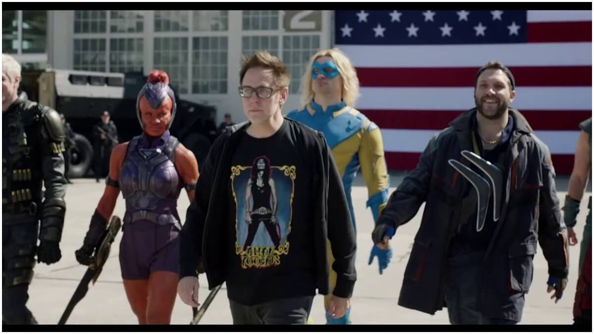 James Gunn and Suicide Squad cast
