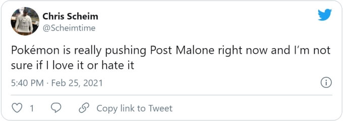 Post Malone Twitter reaction