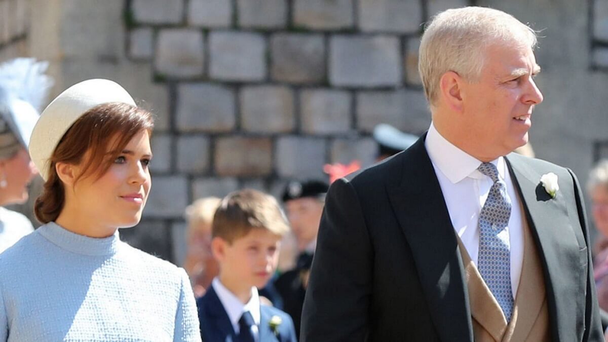 Prince Andrew and his daughter Princess Eugenie.