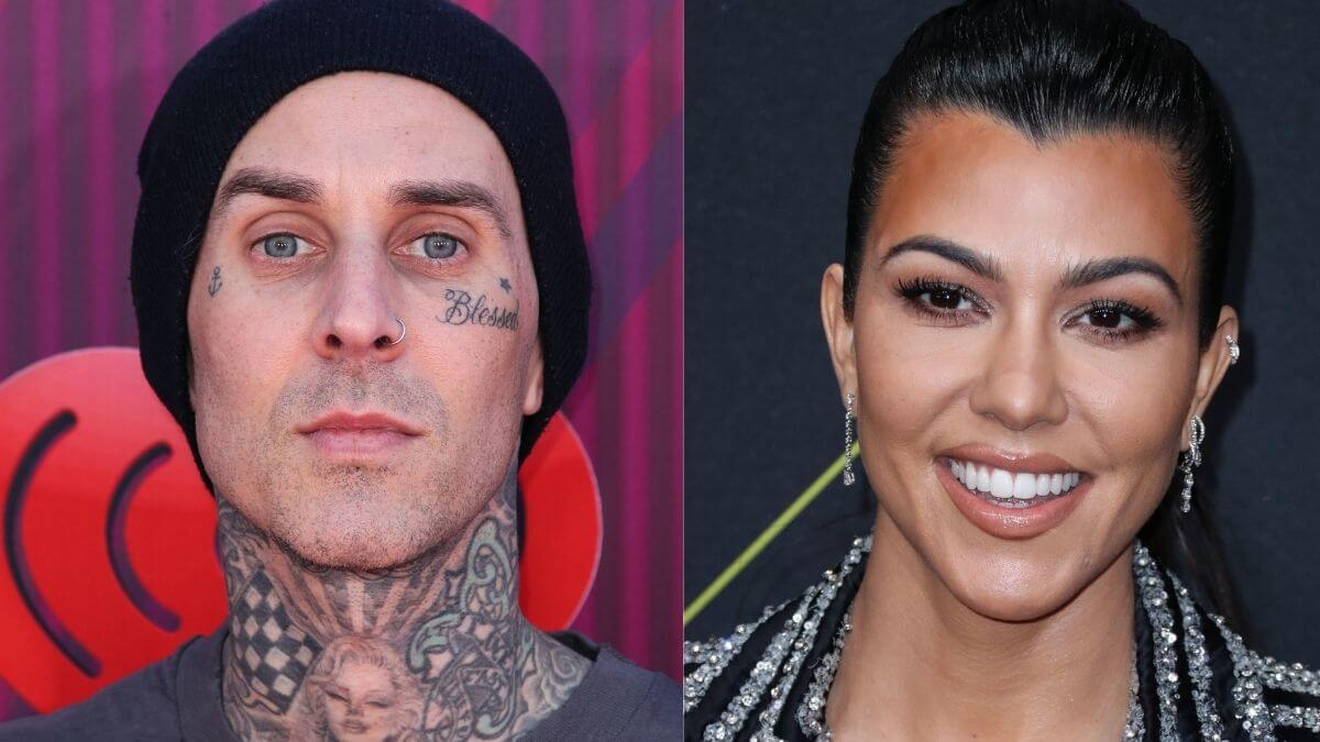Travis Barker and Kourtney Kardashian