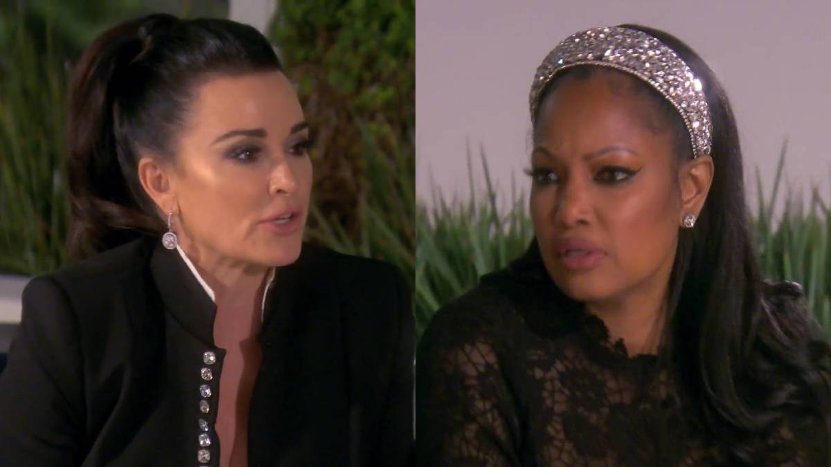 Kyle Richards and Garcelle Beauvais may be feuding while filming.