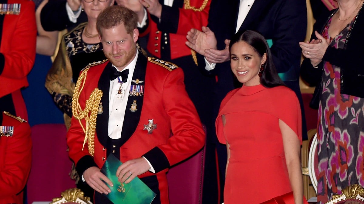 Prince Harry and Meghan Markle attend an event in London