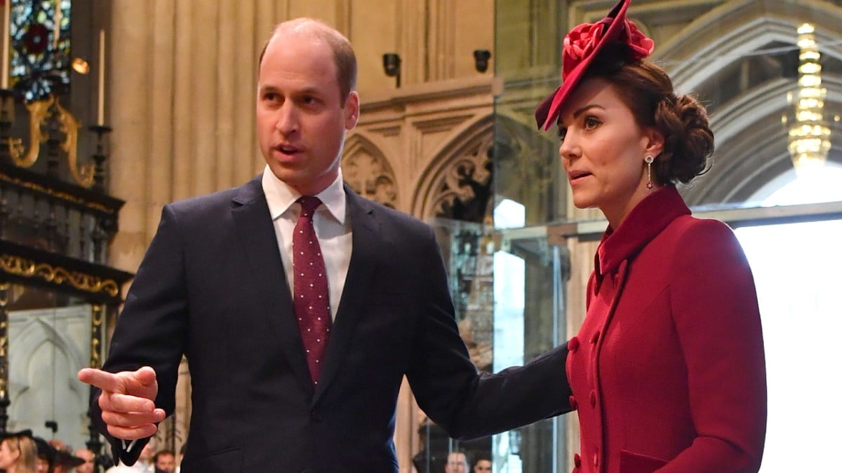 William and Kate attend a royal function