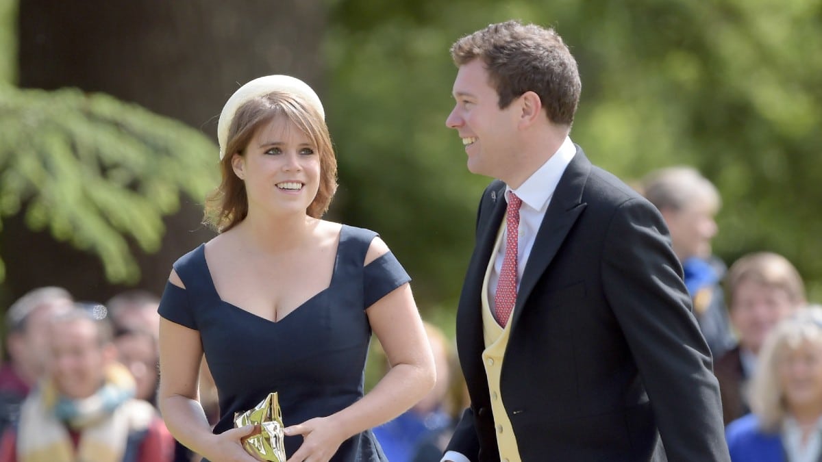 Princess Eugenie and Jack Brooksbank attend a wedding