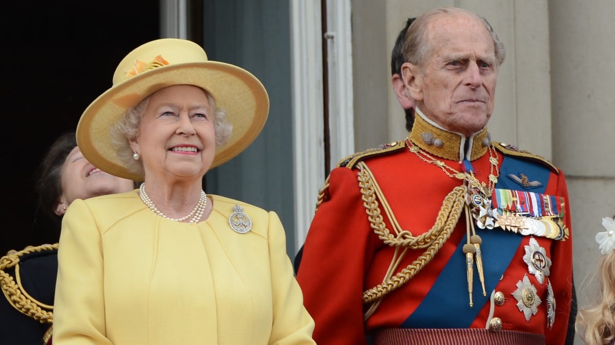 Queen Elizabeth and Prince Philip at the Trooping of Color